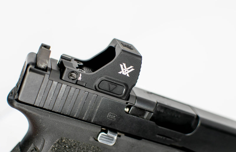 Load image into Gallery viewer, Glock MOS to Vortex Defender Steel Red Dot Adapter Plate
